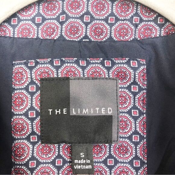 THE LIMITED | Classy Navy Blue & Red Medallion Print Blazer Women’s Size Small - Picture 7 of 9